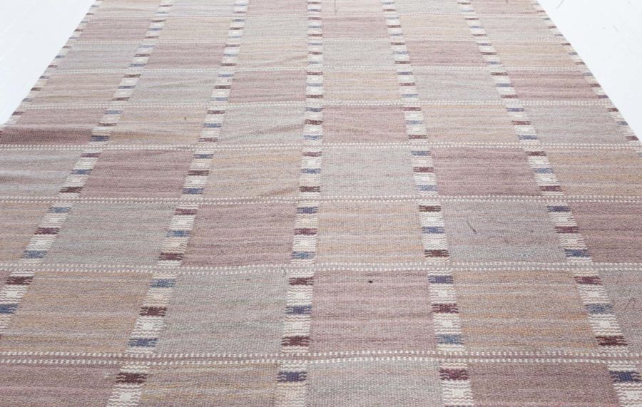 Swedish Flat Woven Rug by Barbro Nilsson BB8069