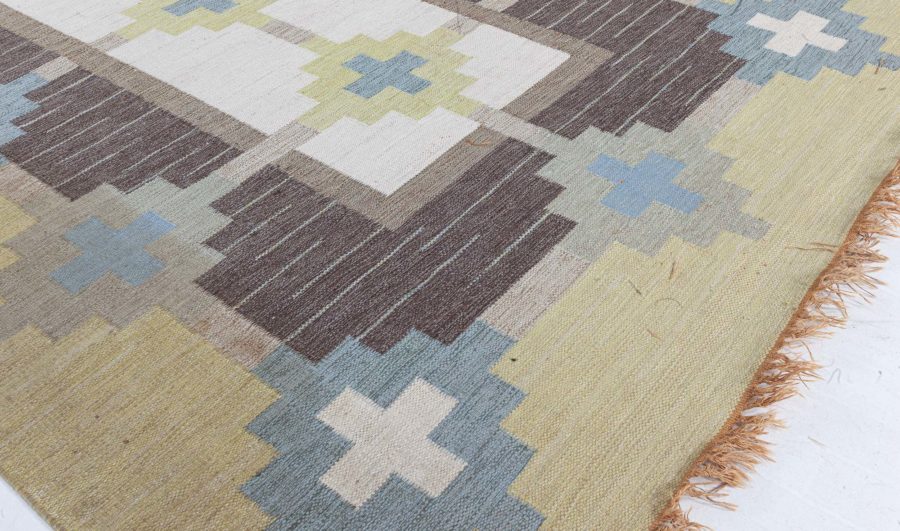 Swedish Flat Weave Rug by Sverker Greuholm BB8073