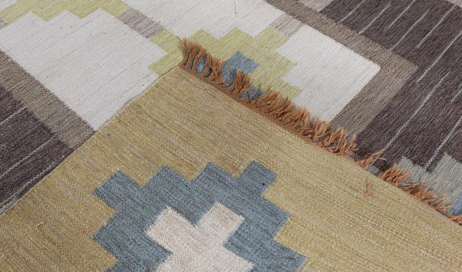 Swedish Flat Weave Rug by Sverker Greuholm BB8073