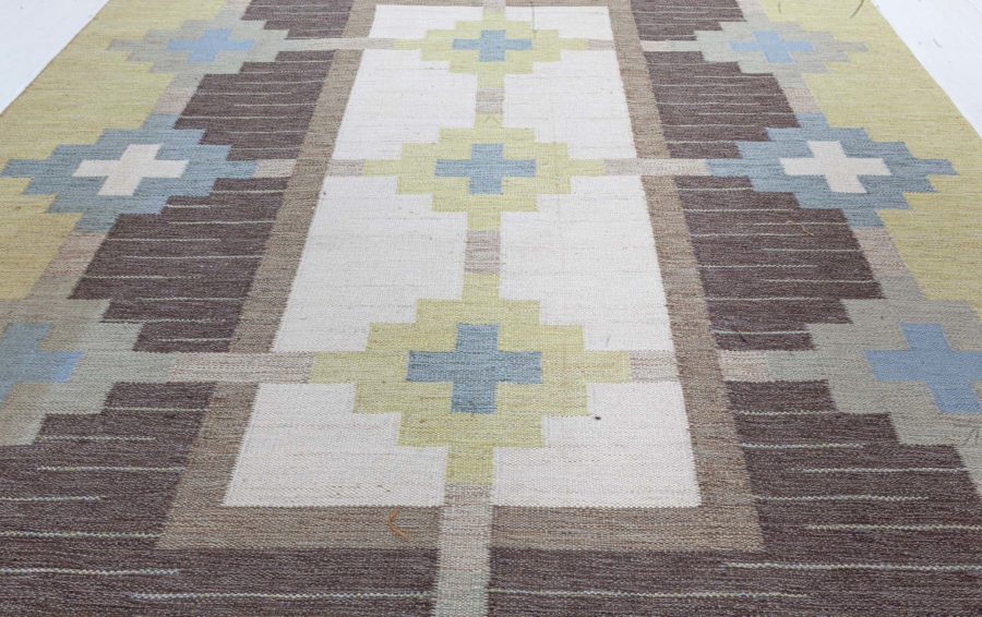 Swedish Flat Weave Rug by Sverker Greuholm BB8073