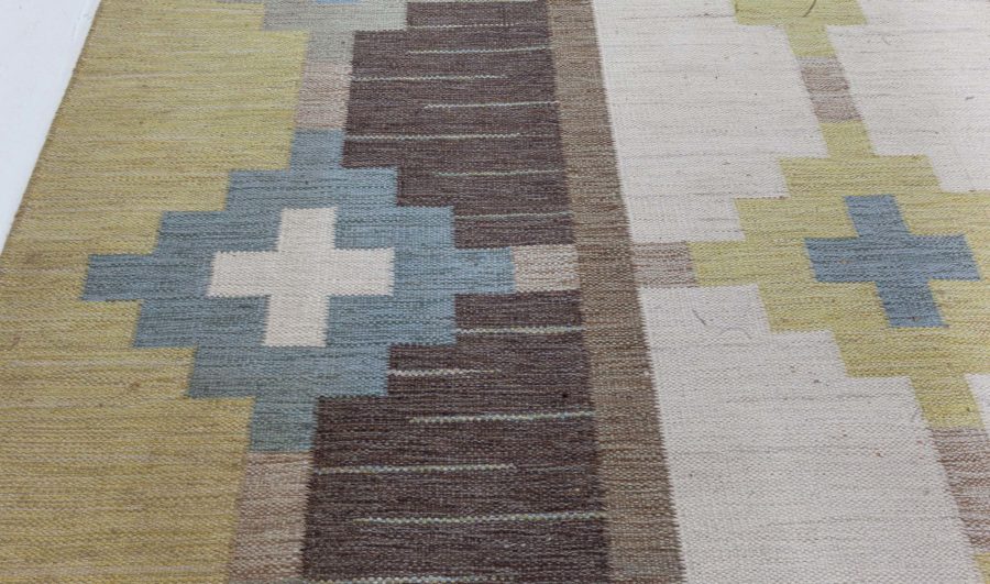 Swedish Flat Weave Rug by Sverker Greuholm BB8073