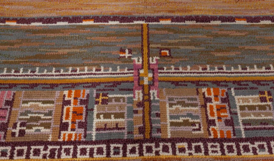 Swedish Pile Rug by Martha Gahn BB8093