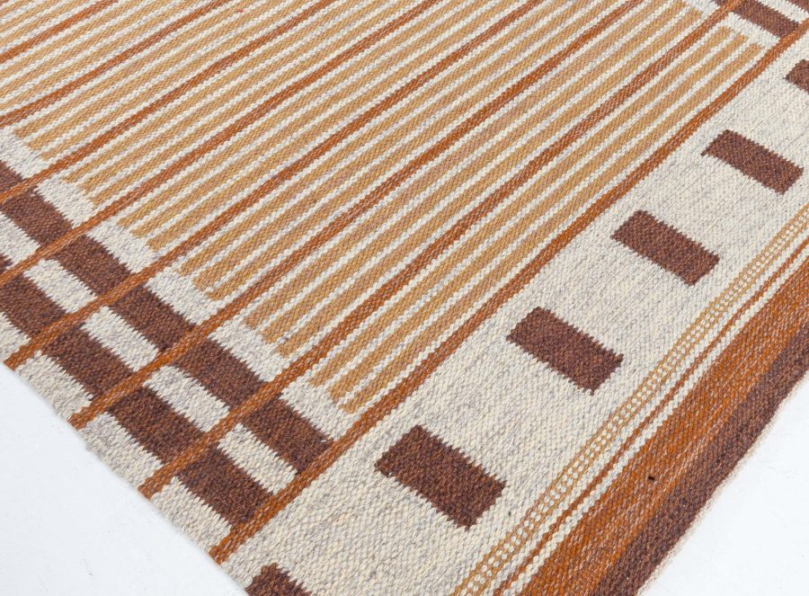 Swedish Flat Woven Rug BB8101