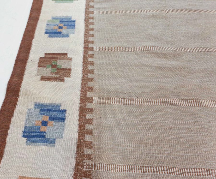 Swedish Flat Weave Rug BB8116