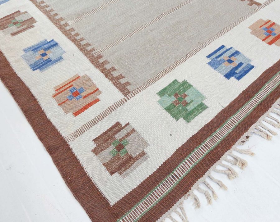 Swedish Flat Weave Rug BB8116