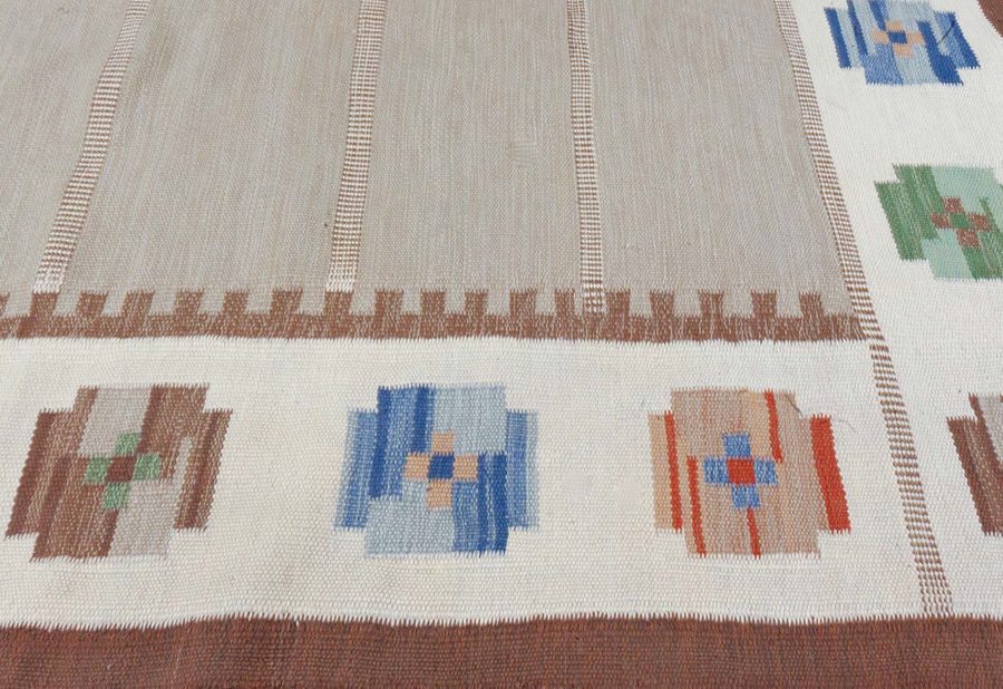 Swedish Flat Weave Rug BB8116