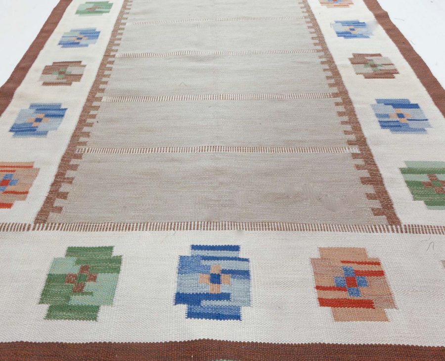 Swedish Flat Weave Rug BB8116