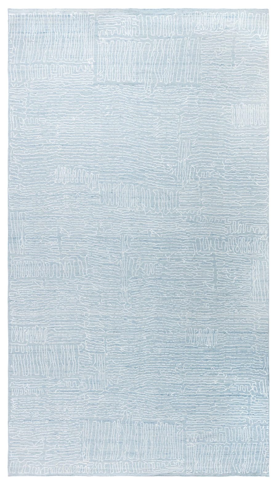 Contemporary Fretwork Rug N12529