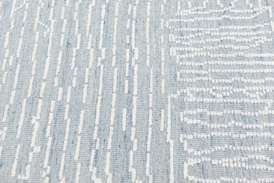 Contemporary Fretwork Rug N12529