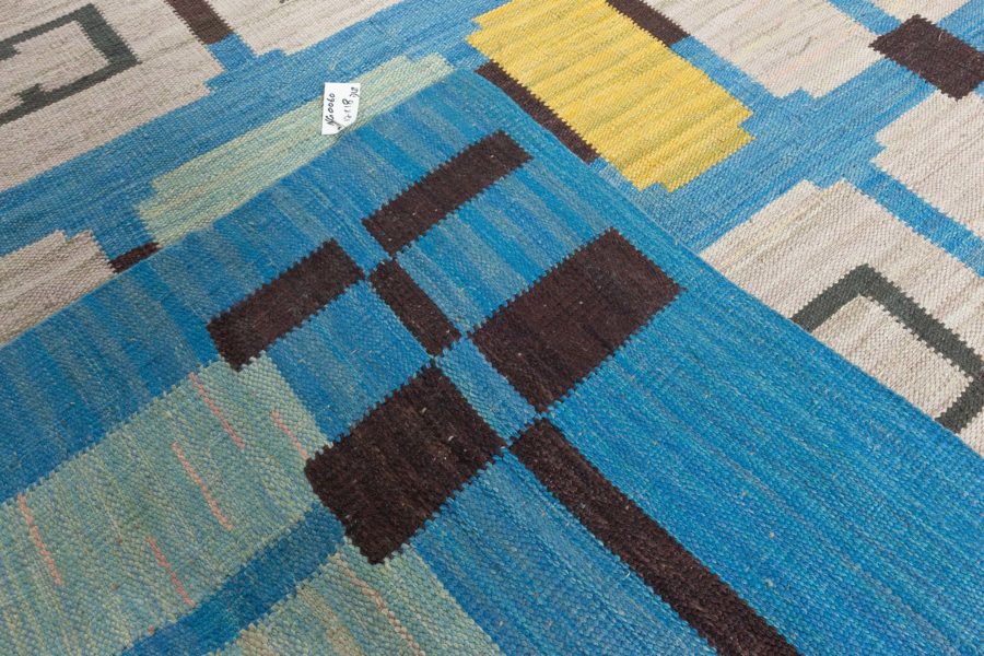 Swedish Flat Weave Rug N12534