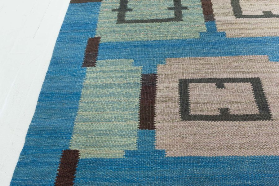 Swedish Flat Weave Rug N12534