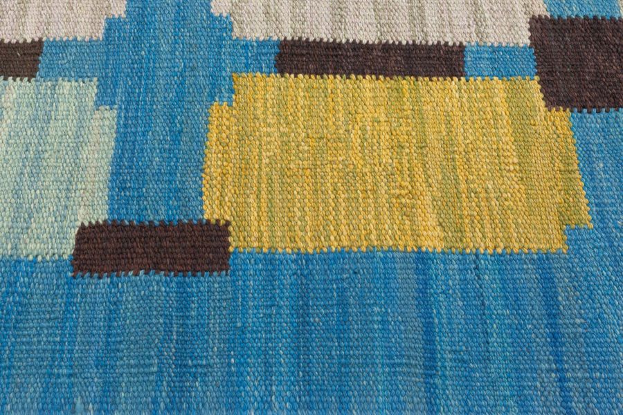 Swedish Flat Weave Rug N12534
