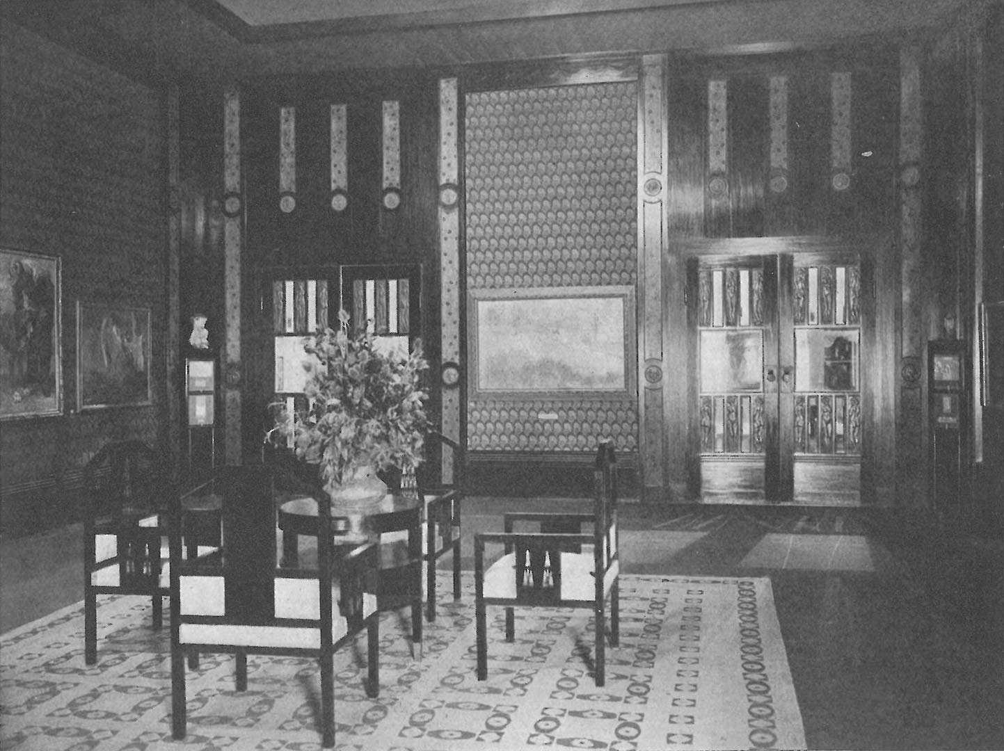Hagenbund interior exhibition in 1905