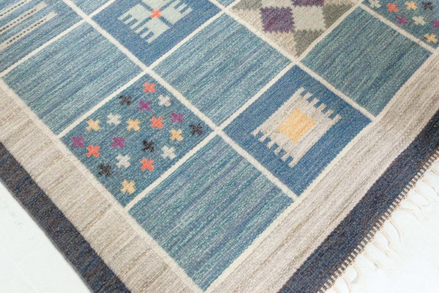 Swedish Flat Weave Rug by Rakel Carlender BB8131