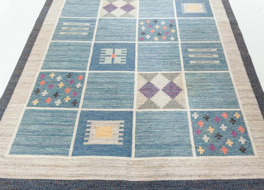 Swedish Flat Weave Rug by Rakel Carlender BB8131