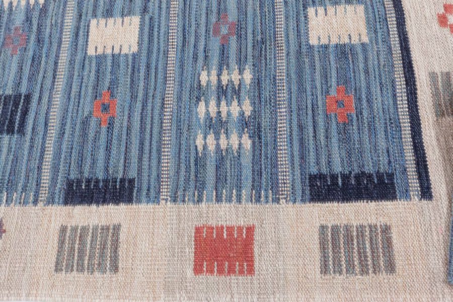 Swedish Flat Weave Rug N12561