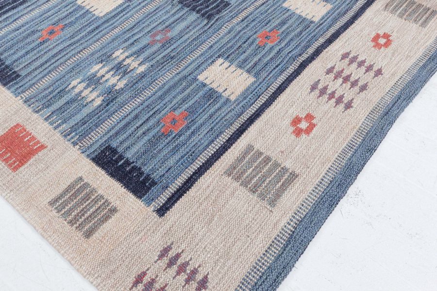 Swedish Flat Weave Rug N12561