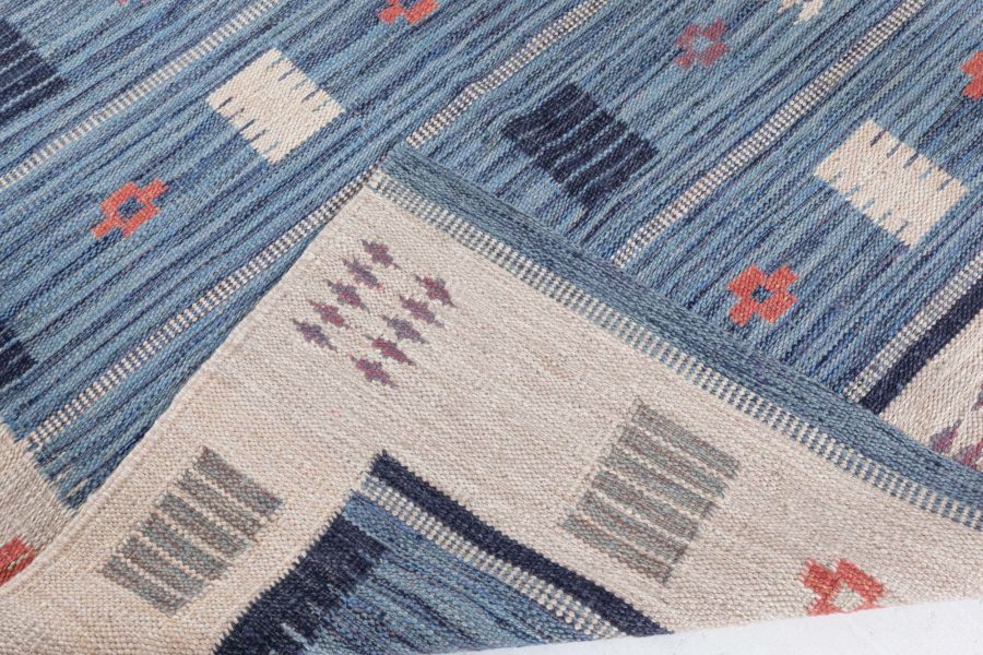 Swedish Flat Weave Rug N12561