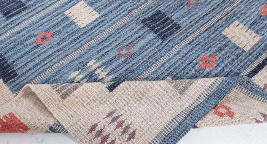 Swedish Flat Weave Rug N12561