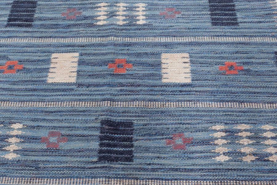 Swedish Flat Weave Rug N12561