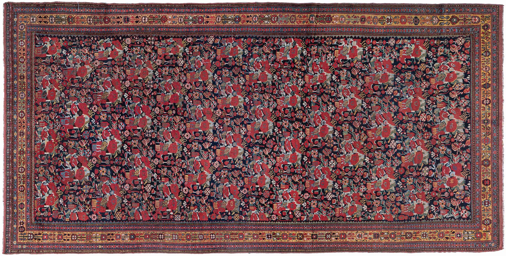 Antique Persian Afshar Rug, BB7999 6'1" × 12'5"