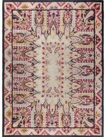 Tabriz Persian Antique Floral Allover Soft Beige Hand-Knotted Wool Rug – Circa 1920 BB8746 Tabriz Persian Antique Floral Allover Soft Beige Hand-Knotted Wool Rug – Circa 1920 BB8746
