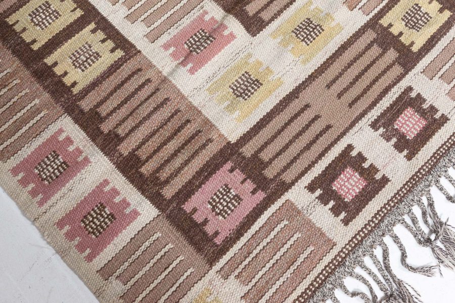 Swedish Flat Woven Rug by Märta Måås Fjetterström AB BB8184