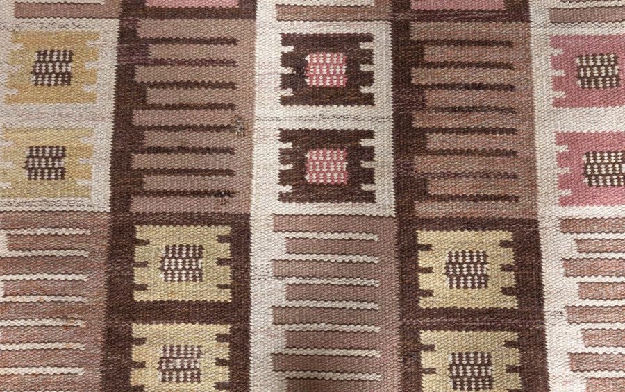 Swedish Flat Woven Rug by Märta Måås Fjetterström AB BB8184