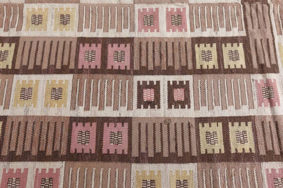 Swedish Flat Woven Rug by Märta Måås Fjetterström AB BB8184