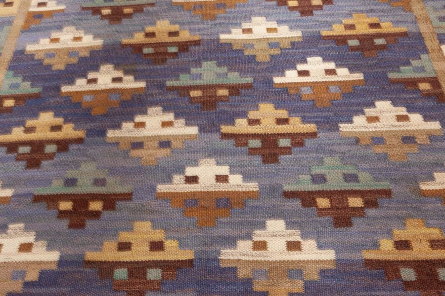 Vintage Swedish Flat Weave by Marta Maas Fjetterstrom (bla natt och dag) BB8188