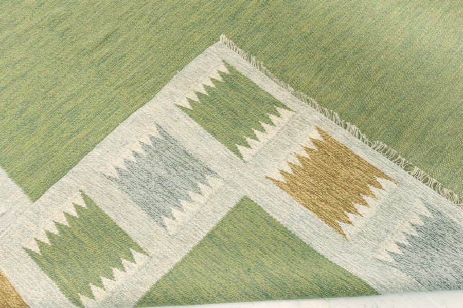Vintage Swedish Flat Weave Rug by Bitte Ahlgren BB8192