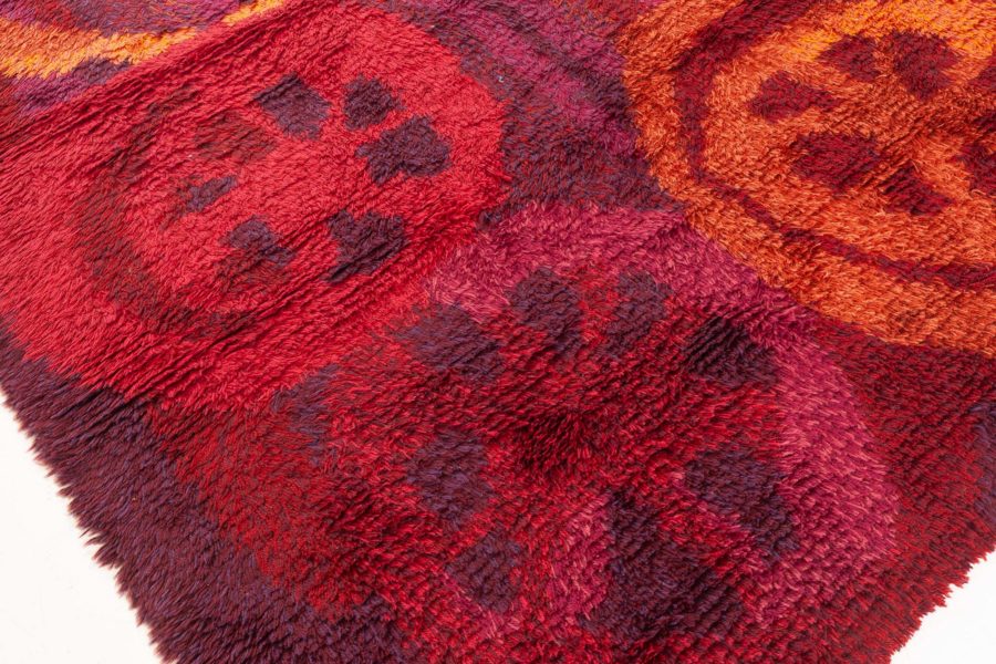 Vintage Swedish Rya Rug BB8194