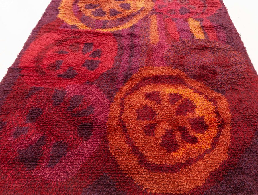 Vintage Swedish Rya Rug BB8194