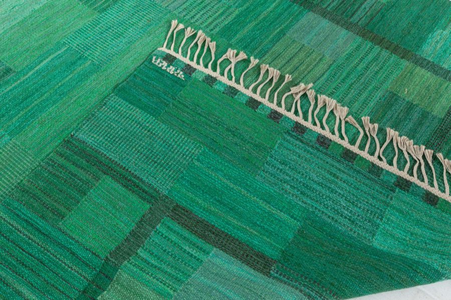 Vintage Swedish Flat Woven Rug by Marianne Richter AB MMF BB8206