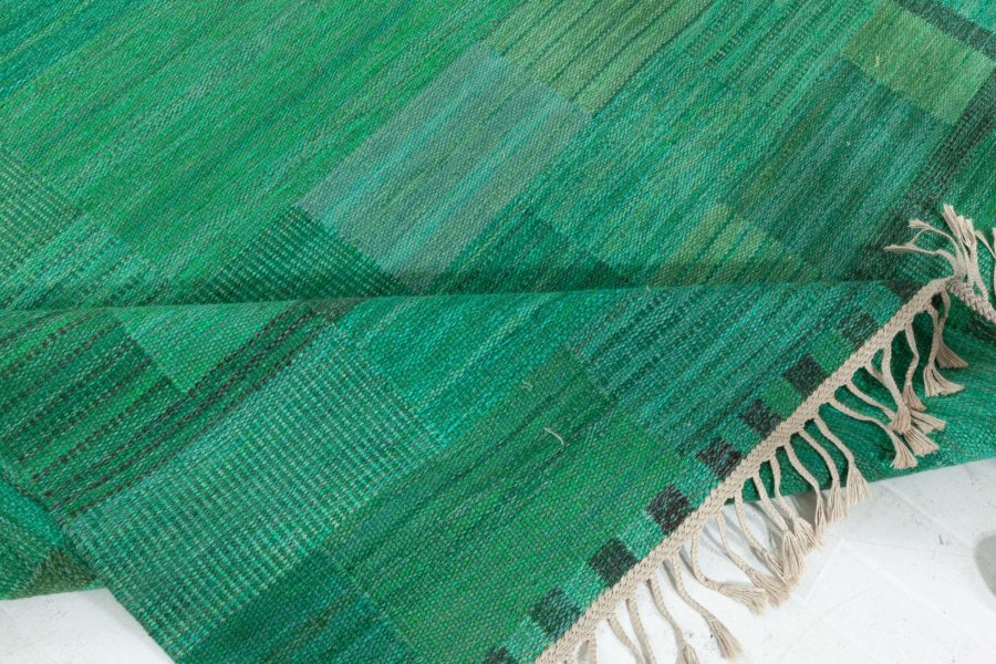 Vintage Swedish Flat Woven Rug by Marianne Richter AB MMF BB8206