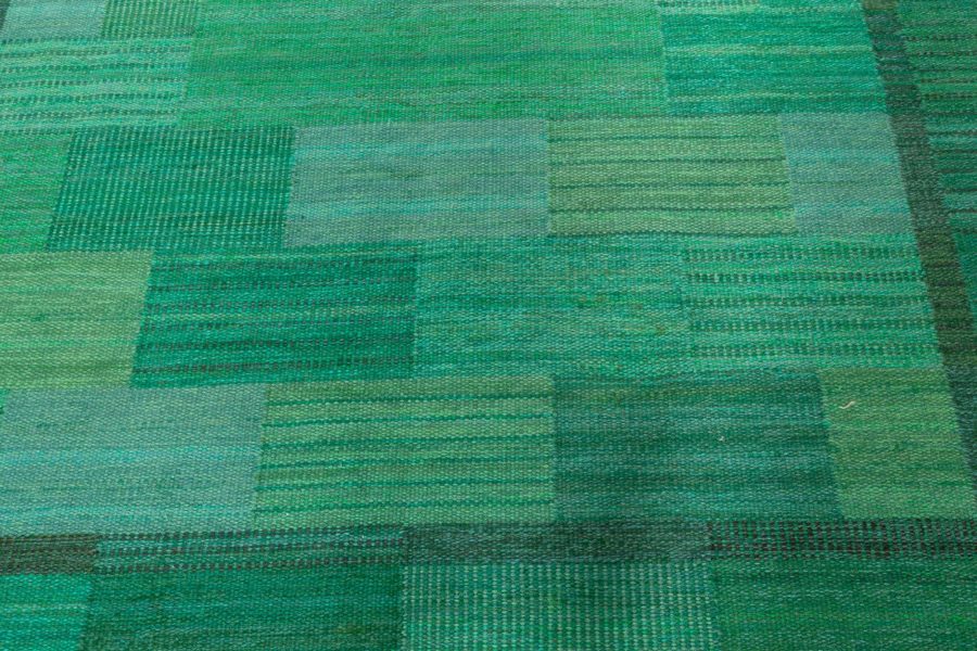 Vintage Swedish Flat Woven Rug by Marianne Richter AB MMF BB8206