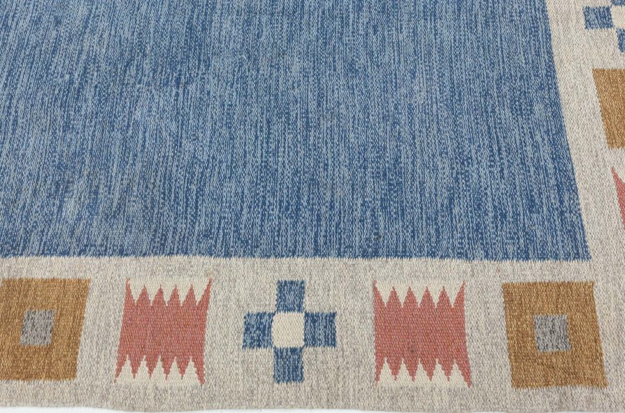 Swedish Flat Woven Rug by Birgitta Soderkvist (BS) BB8209