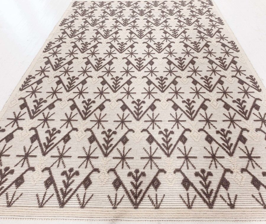 High Low Flat Weave Sardinian Rug N12594