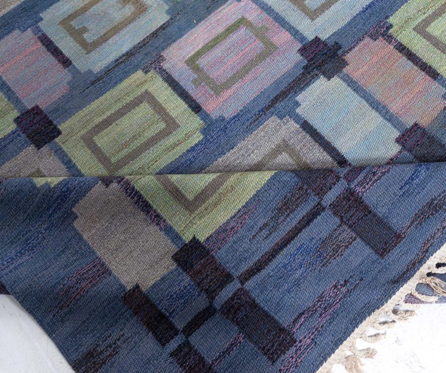 Vintage Swedish Flat Weave Rug by Judith Johansson (Spise Hall) BB8213