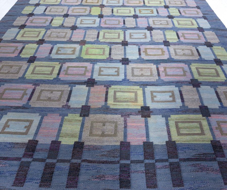 Vintage Swedish Flat Weave Rug by Judith Johansson (Spise Hall) BB8213