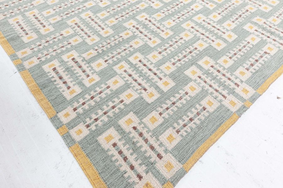 Swedish Flat Weave Rug N12602