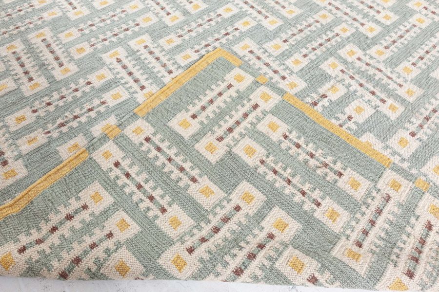 Swedish Flat Weave Rug N12602