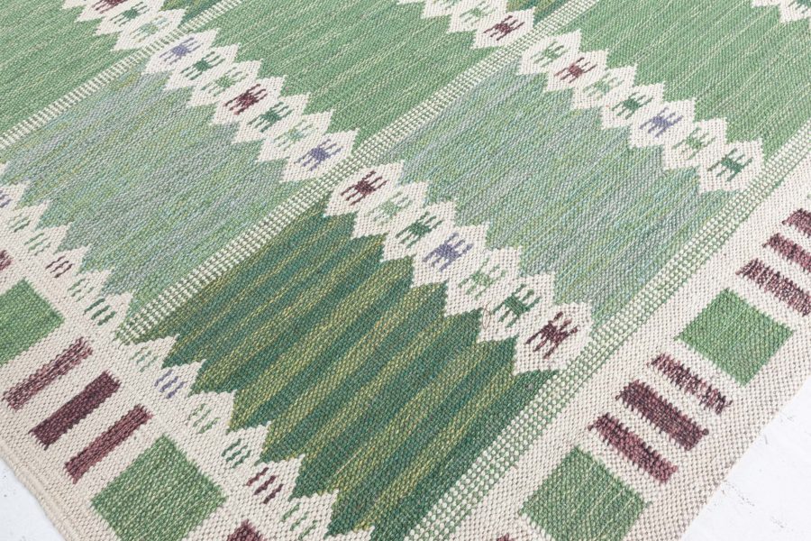 Swedish Flat Weave Rug N12604