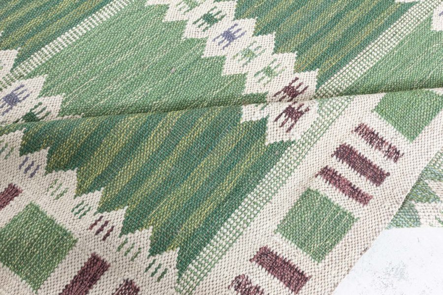 Swedish Flat Weave Rug N12604