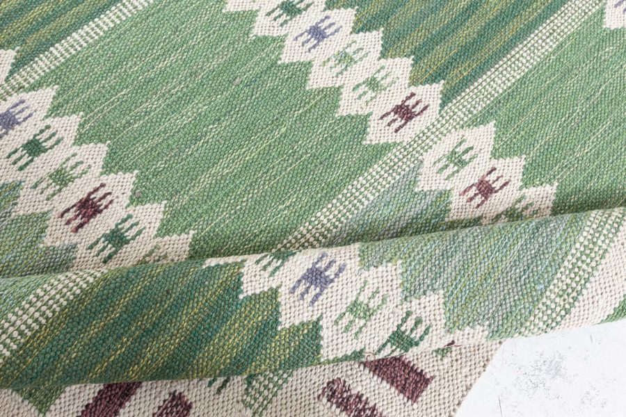 Swedish Flat Weave Rug N12604