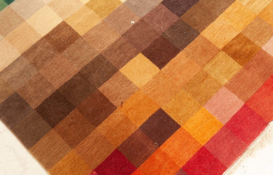 Modern Multi Color Pile Rug N12605