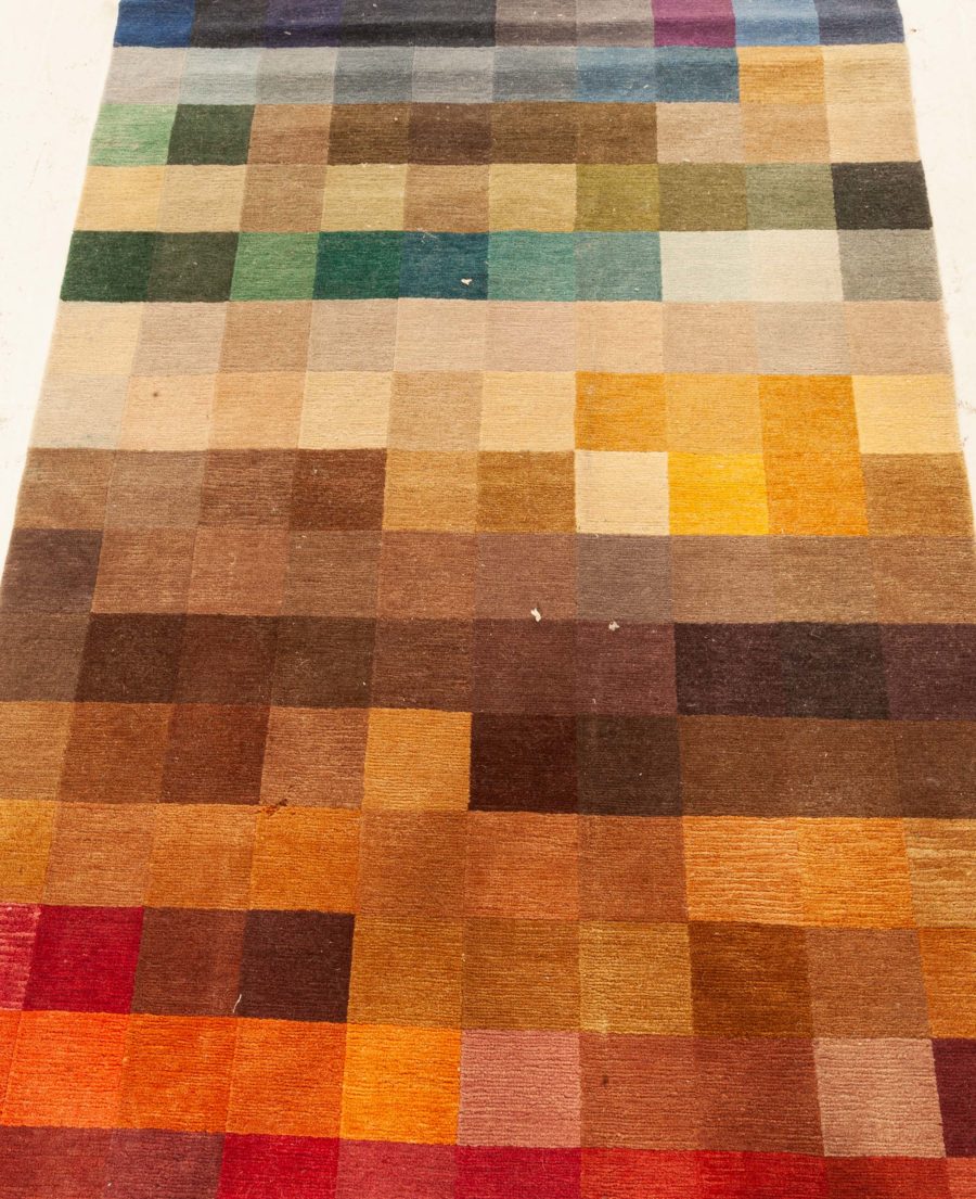 Modern Multi Color Pile Rug N12605