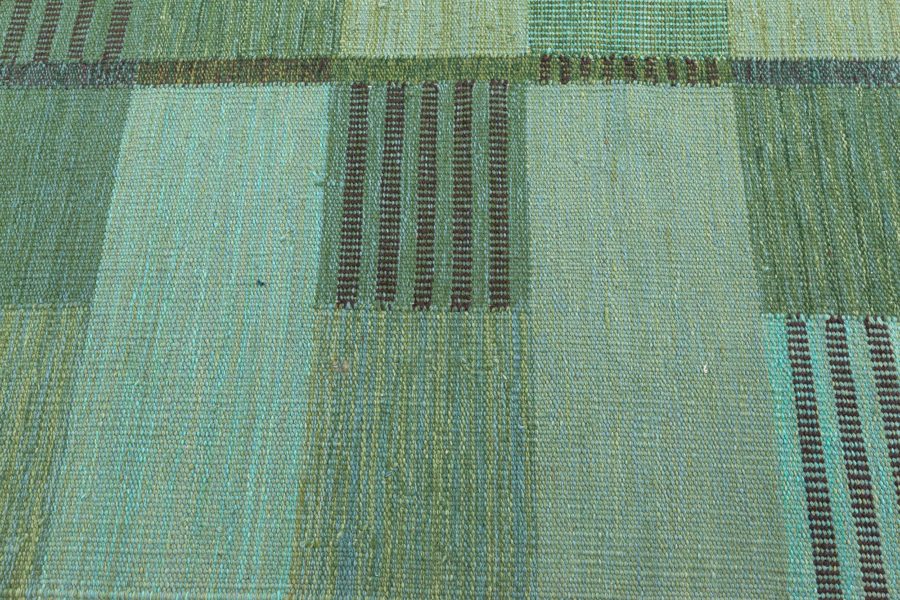 Swedish Flat Weave Rug N12607