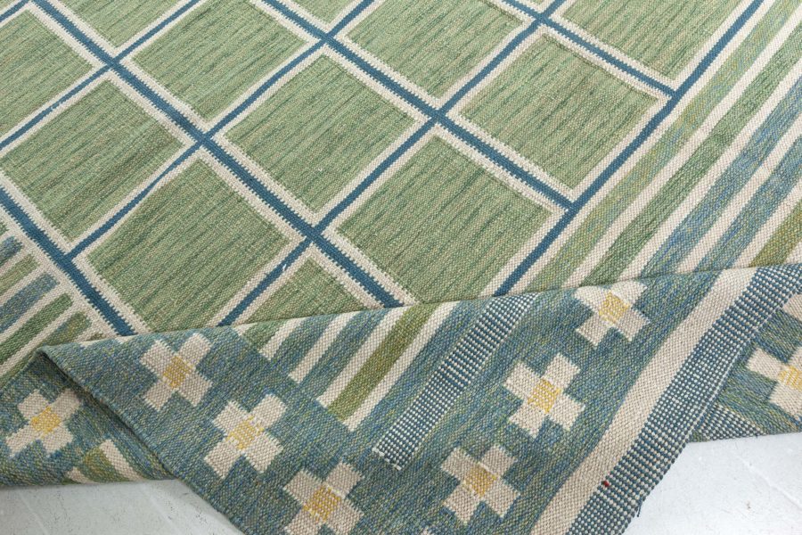 Swedish Flat Weave Rug N12608