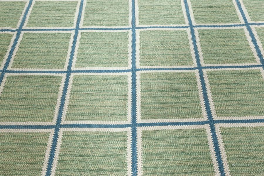 Swedish Flat Weave Rug N12608